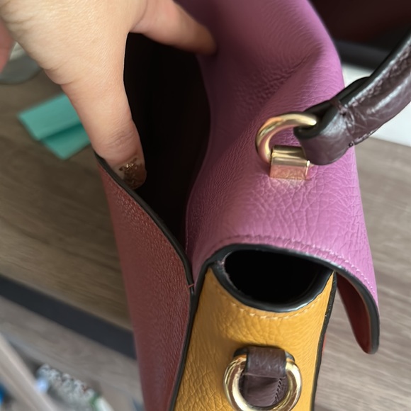 Coach Marley Top Handle Satchel Colorblock C1650 - Picture 14 of 16